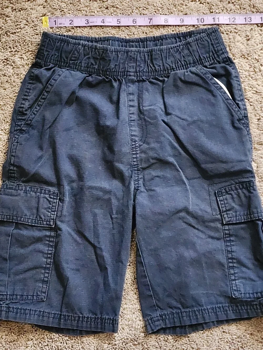 Boys Size 10-12 Uniforms, 6 Polo Shirts, Size 10 Shorts, Flaws Shown